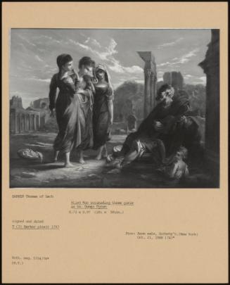 Blink Man Seranading Three Girls in the Roman Forum