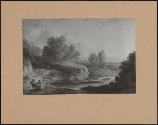 River Scene With Figures