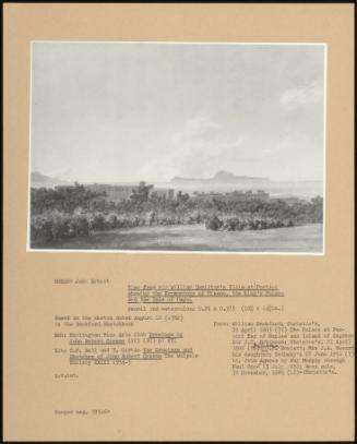 View From Sir William Hamilton's Villa At Portici Showing The Promontory Of Miseno, The King's Palace And The Isle Of Capri