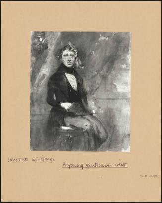 A Young Gentleman Artist (Verso)