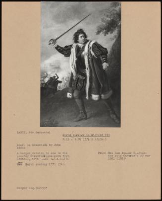 David Garrick As Richard Iii