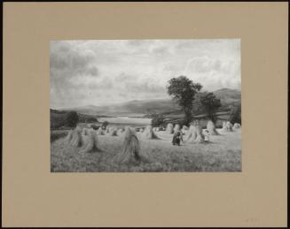 Landscape With A Cornfield & Figures