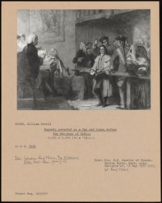 Hogarth Arrested As A Spy And Taken Before The Governor Of Calais