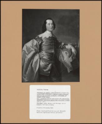 Portrait Of James, Lord Stanley (1716/7-71), Sometimes (Wrongly) Called Lord Strange, Son Of Sir Edwards Stanley, 11th Earl Of Derby (1752-1834); M. P. , Chancellor Of The Duchy Of Lancaster; Wearing Van Dyck Dress And Holding A Mask