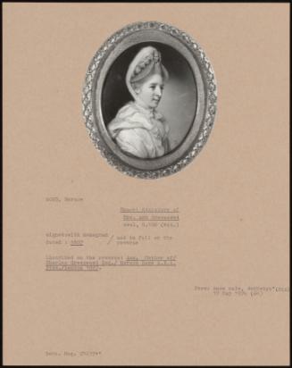 Enamel Miniature Of Mrs. Ann Greenwood