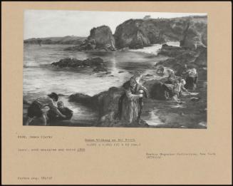 Women Washing On The Beach