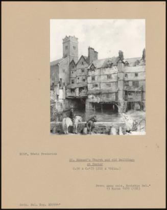 St. Edmund's Church And Old Buildings At Exeter