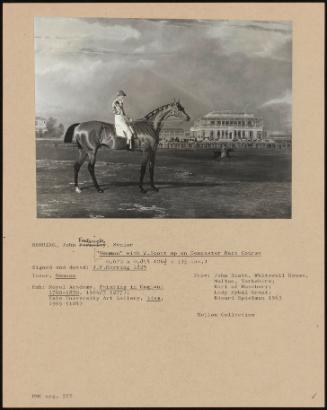 Memnon With W. Scott Up On Doncaster Race Course