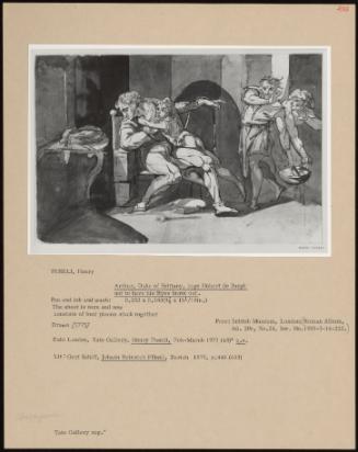 Arthur, Duke Of Brittany, Begs Hubert De Burgh Not To Have His Eyes Burnt Out.