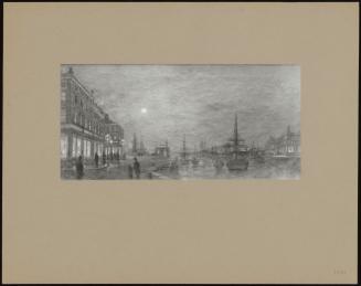 Moonlight View In Glasgow Signed