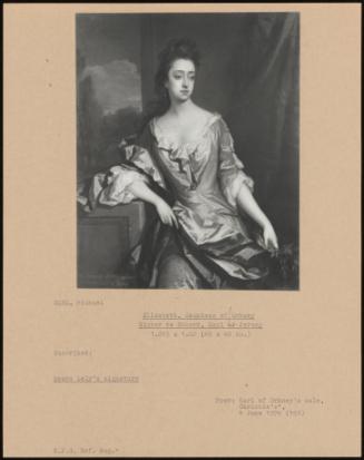 Elisabeth, Countess Of Orkney Sister To Edward, Earl Of Jersey