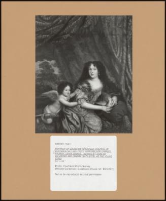 Portrait Of Louise De Keroualle, Duchess Of Portsmouth (1645-1734), With Her Son Charles, Fitzroy, Later Lennox, Created 1st Duke Of Richmond And Lennox (1672-1723), As The Young Cupid