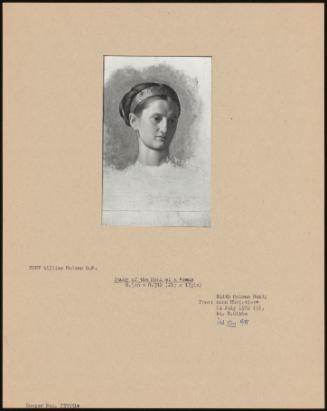 Study Of The Head Of A Woman