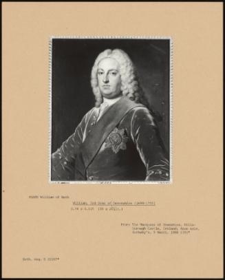 William, 3rd Duke Of Devonshire (1698- 1755)