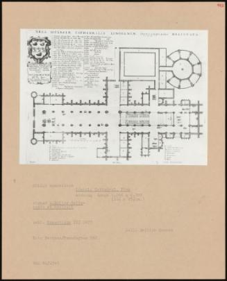 Lincoln Cathedral. Plan