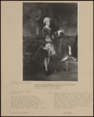 Prince Henry Benedict Maria Clement Stuart, Later Cardinal New York, Aged 13