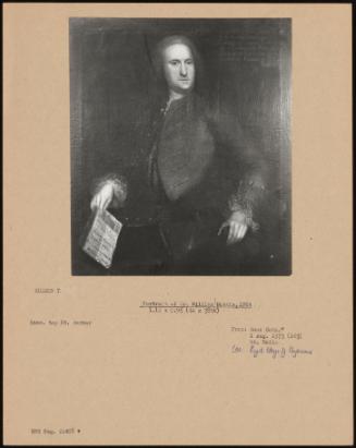 Portrait of Dr William Battie