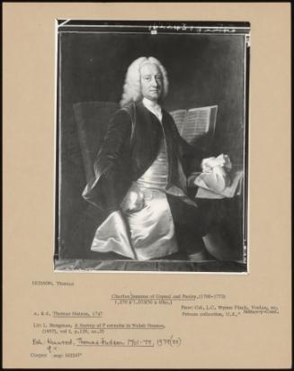 Charles Jennens Of Gopsal And Pooley, (1700 - 1773)