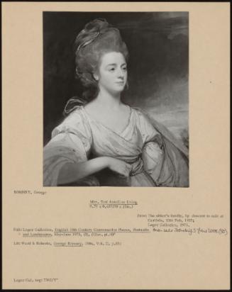 Mrs Paul Aemilius Irving