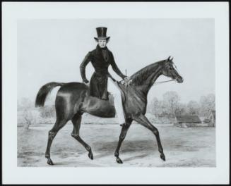 Portrait of H. Grant on Horseback