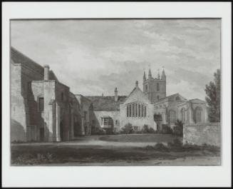 Southeast View Of The Church And Palace Croydon, Surrey