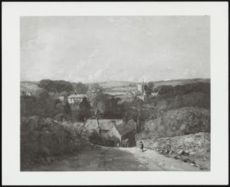A View of Osmington Village with the Church and Vicarage, 1816
