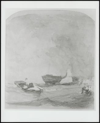 Sketch of Shipping in a Squall