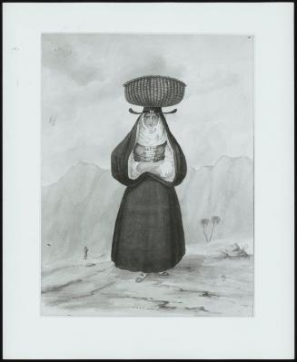 Peasant Woman with Basket on Her Head, La Palma