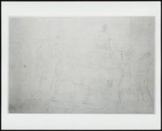 Roman Charioteer, Figures on Foot in Foreground