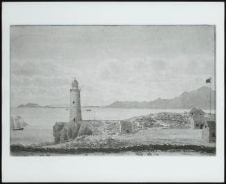 Europa Lighthouse, Centa, with Apes Hill, Atlas Mountains, Etc., Nov. 1843