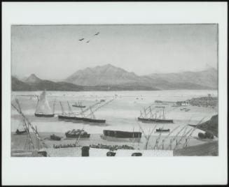 Part of Gibraltar Bay with the Spanish Lines, and the Mountains of Andalusia in the Distance, Etc., From Montagu Cavalier, Jan. 31, 1844