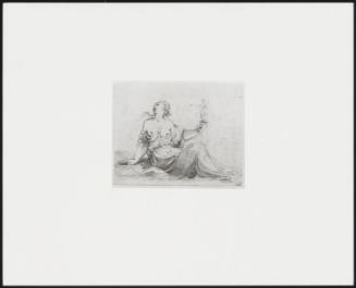 Seated Woman with Statuelle