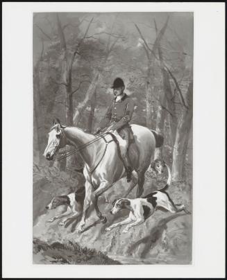 Mounted Huntsman with Hounds