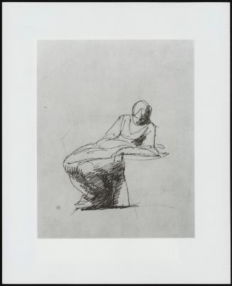 A Seated Woman.
