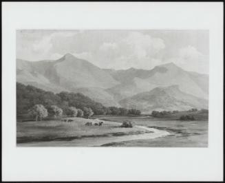 Carnedd Llewelyn and Carnedd David, Carnarvonshire, Seen Across the River Ogwen, of Carnarvon