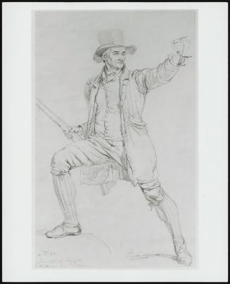 Study for the central character in "The Deer Stealer"