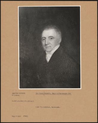 Rev Henry Nicholls, Mayor Of Barnstaple 1826