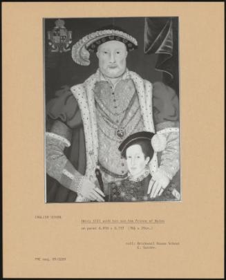 Henry VIII With His Son The Prince Of Wales