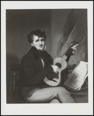 A Gentleman Playing Upon The Guitar