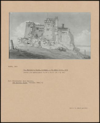 St. Michael's Mount, Cornwall - The West Front, 1812