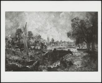 Study For Dedham Lock, C 1820-28