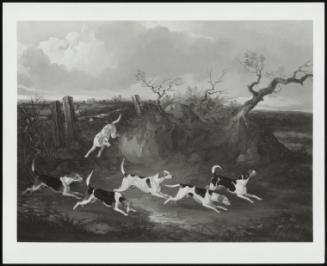 Harriers In A Landscape, 1845