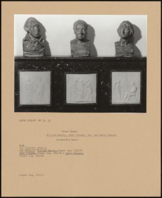 Three Heads: William Hayley, John Flaxman, Snr And Henry Howard