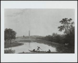 Kew Gardens; the Pagoda and Bridge