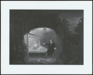 David Garrick and George Anne Bellany in "Romeo and Juliet", Act V, Scene III