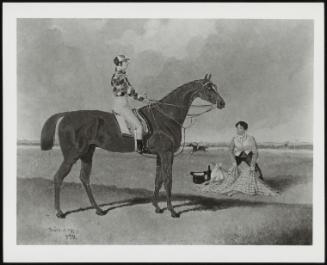 The Racehorse Barefoot With J Garbutt Up, 1829