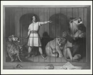 Portrait Of Mr Van Amburgh, As He Appeared With His Animals At The London Theatres