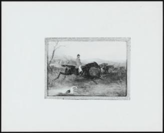 Clearing A Brook, 1863 - One Of A Set Of Four