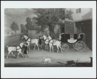 The Carriage and Horses of Smith Barry, Esq.