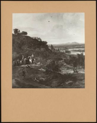 Landscape With Huntsmen And A Falconer